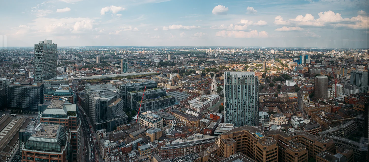 Cityscape city skyline aerial rooftop buildings urban – Landscape
