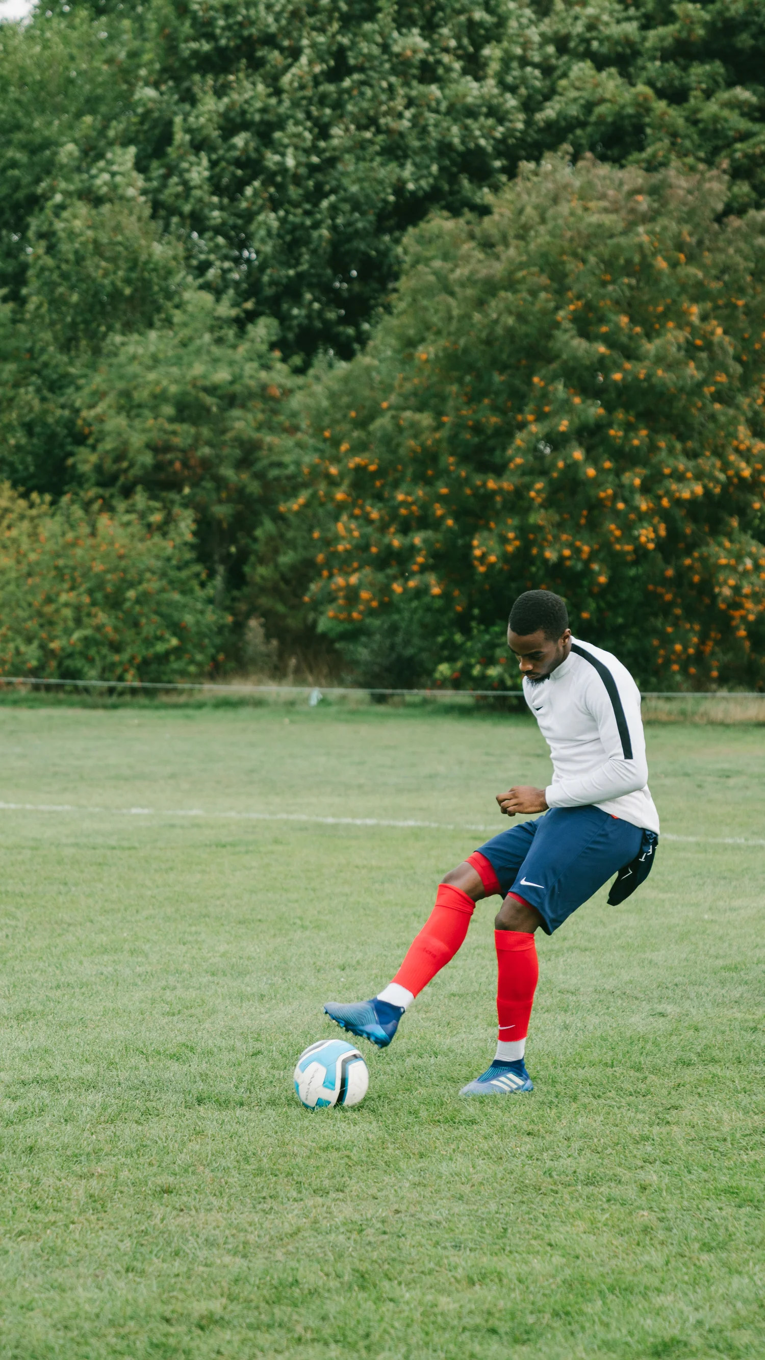Jack walpole cup final player kicking ball – Day 2 - Jack Walpole cup final