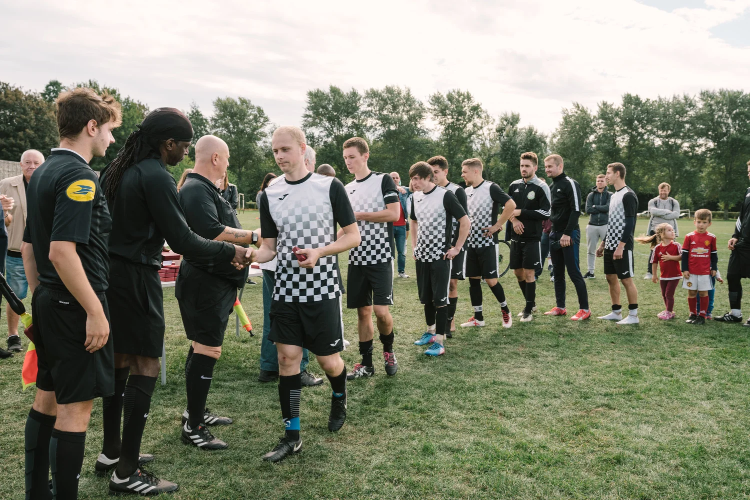 FC Niva Collecting their runner’s up medal