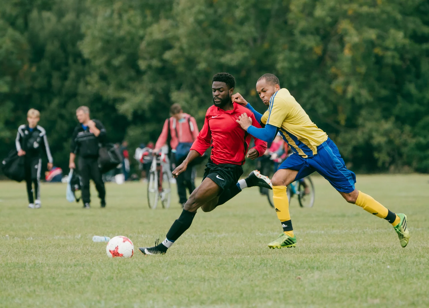 Grass roots football hackney marshes match tackle – Day 3 - Referee's insight and warm-up