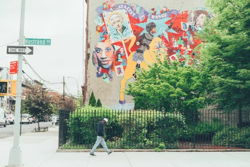 New york street art mural graffiti wall – New York