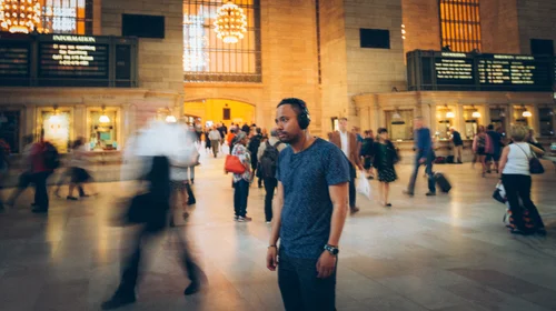 New york grand central station commuters interior – New York