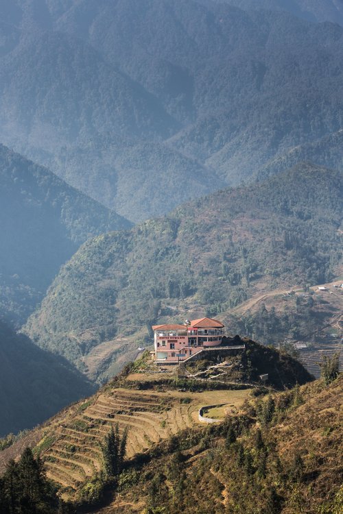 Vietnam mountains terraces valley view sapa – Vietnam