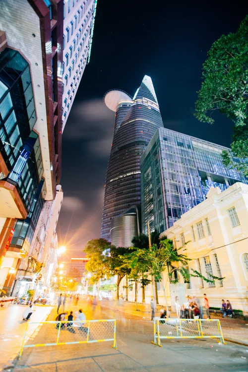 Vietnam saigon bitexco tower night skyscraper ho – Vietnam
