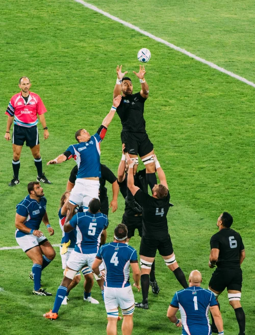 Rugby lineout jump match all blacks scotland – Sports & Event Photography