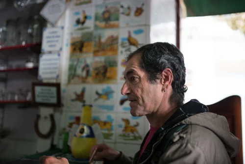 Portugal man portrait cafe candid elderly – Portugal