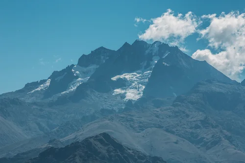Peru snow mountain andes peak clouds – Peru