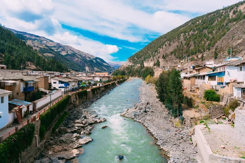 Peru river valley town mountains andes urubamba – Peru