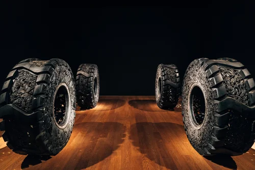 Luxembourg tyres art installation museum – Luxembourg