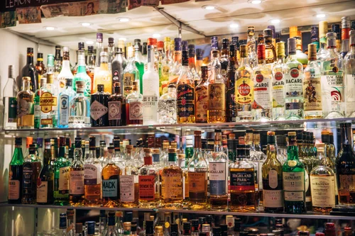 Stockholm bar bottles spirits shelves drinks – Stockholm