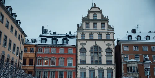 Stockholm gamla stan old town colourful houses – Stockholm