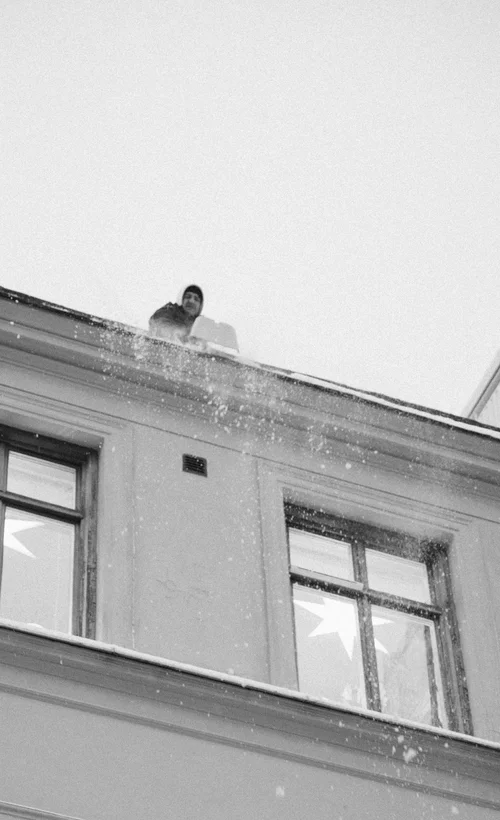 Stockholm black and white building window monochrome – Stockholm