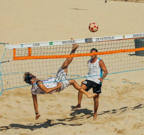 Barcelona beach volleyball sport sand sea players – Barcelona