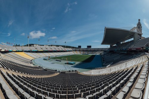 Barcelona olympic stadium montjuic architecture – Barcelona