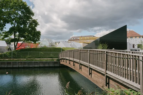 Copenhagen canal bridge modern architecture water – Copenhagen