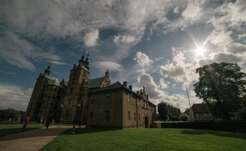 Copenhagen rosenborg castle park clouds – Copenhagen