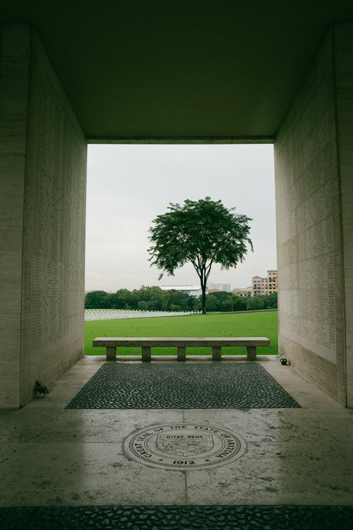 Philippines tree window frame minimal cemetery – Philippines