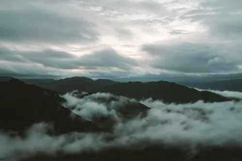 Philippines mountains clouds sea of clouds sunrise – Philippines