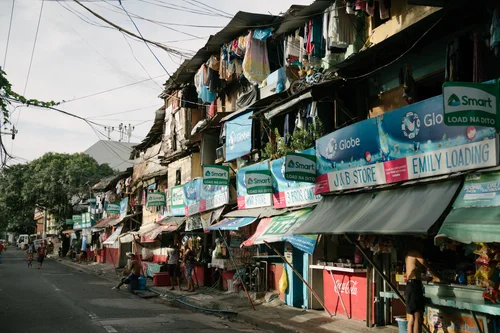 Philippines street shops houses roadside signage – Philippines