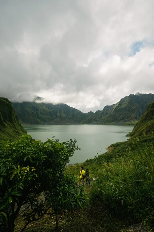 Philippines lake crater pinatubo clouds green – Philippines