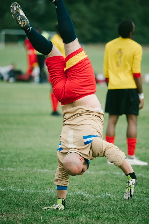 Grass roots football hackney marshes overhead kick – Sports & Event Photography