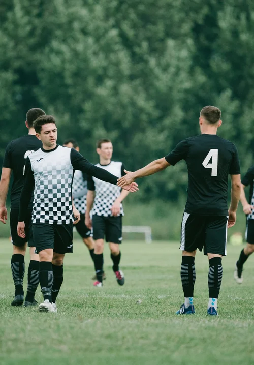 Grass roots football hackney marshes players handshake – Day 1 - Introduction