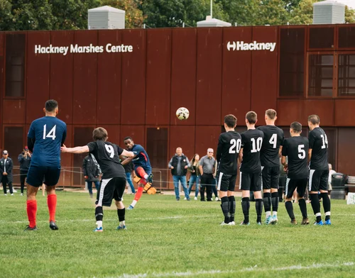 Jack walpole cup final free kick wall – Day 2 -  Jack Walpole cup final