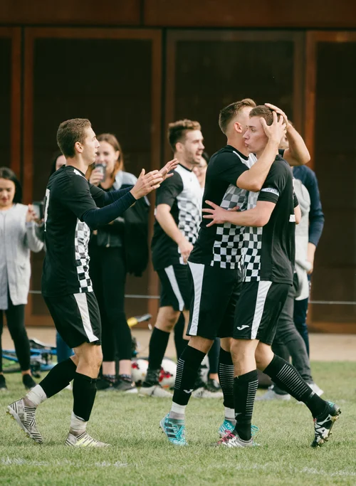 Jack walpole cup final team celebration hug – Day 2 -  Jack Walpole cup final