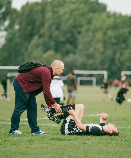 Jack walpole cup final injured player physio – Day 2 -  Jack Walpole cup final