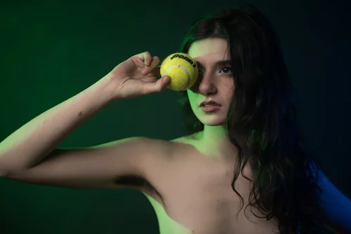 Woman apple green studio creative – Fashion & Portrait Photography